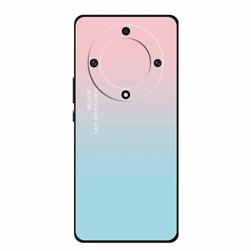 Stylish Painted Soft Silicone Back Cover for Honor X9a – Protective and Popular Coque