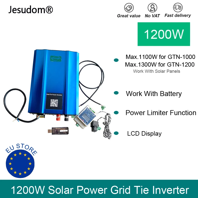 Grid Tie Inverter Power Limiter 1200w Grid Tie Power Inverter 48v