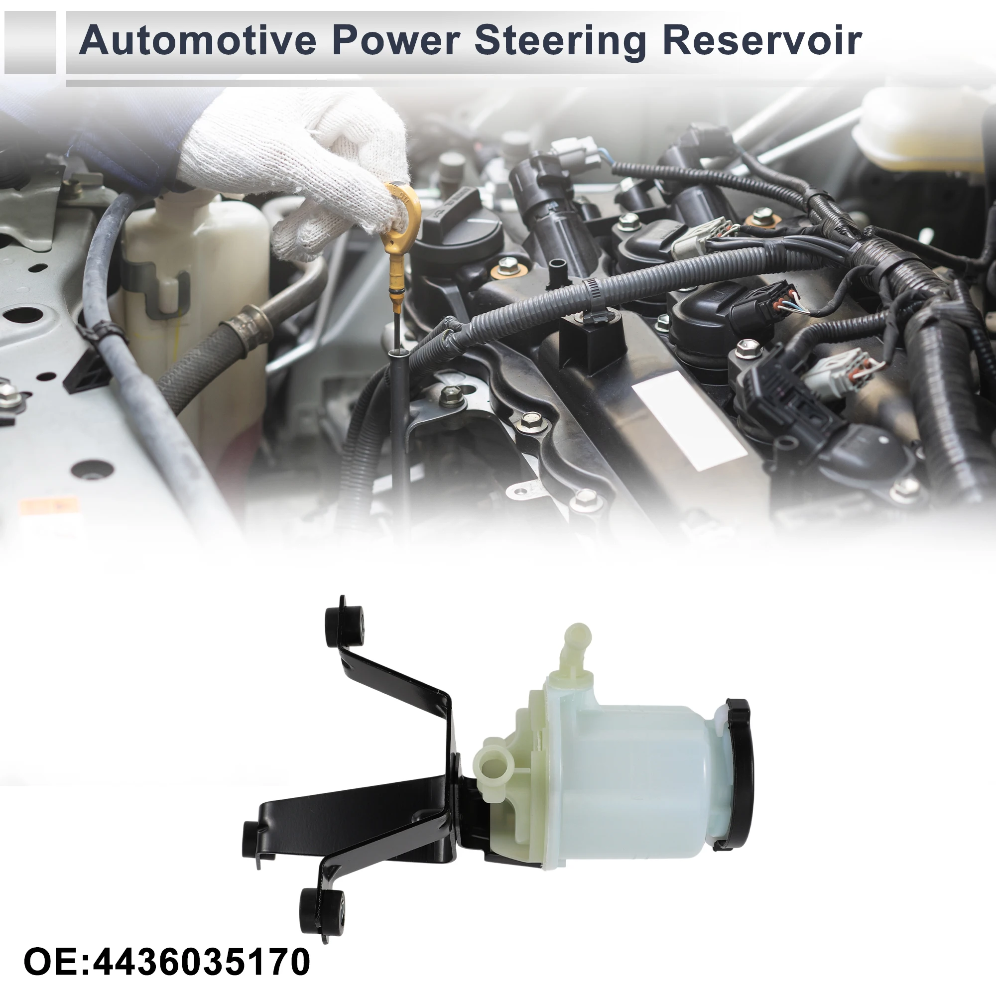 UXCELL Power Steering Reservoir for Toyota 4runner Fj 2003 2004 2005 2006 2007 2008 2009 2010 No.4436035170