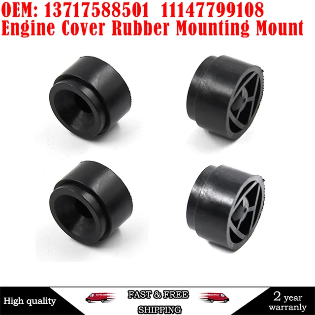 13717588501 11147799108 4pcs Engine Cover Rubber Mounting Mount Fit For BMW  1 2 3 4 5 6 7 X1 X3 X4 X5 X6 Series MINI Paceman R61 - AliExpress