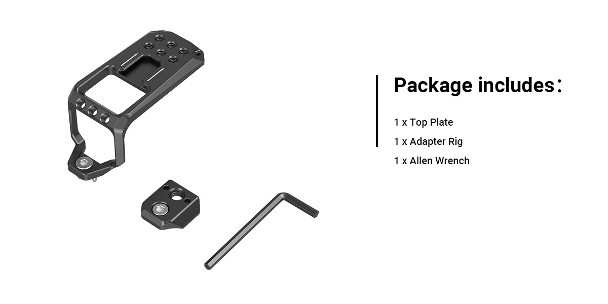 SmallRig Oberseite für Sony FX3 XLR-Einheit für FX3 Originalgriff mit 1/4''-20 Gewindelöchern Kaltschuh-Befestigungsmikrofon MD3990 – Detail 17