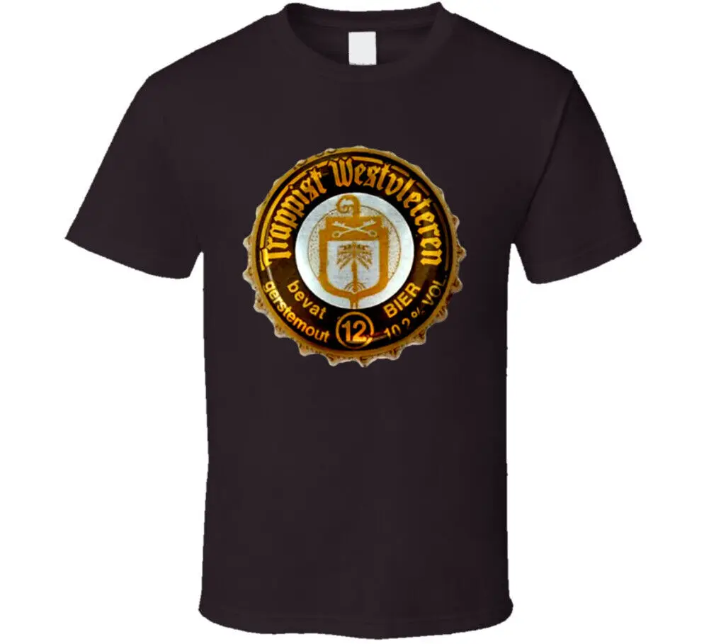 Westvleteren 12 Belgio Beer Lager T Shirt Maniche Lunghe