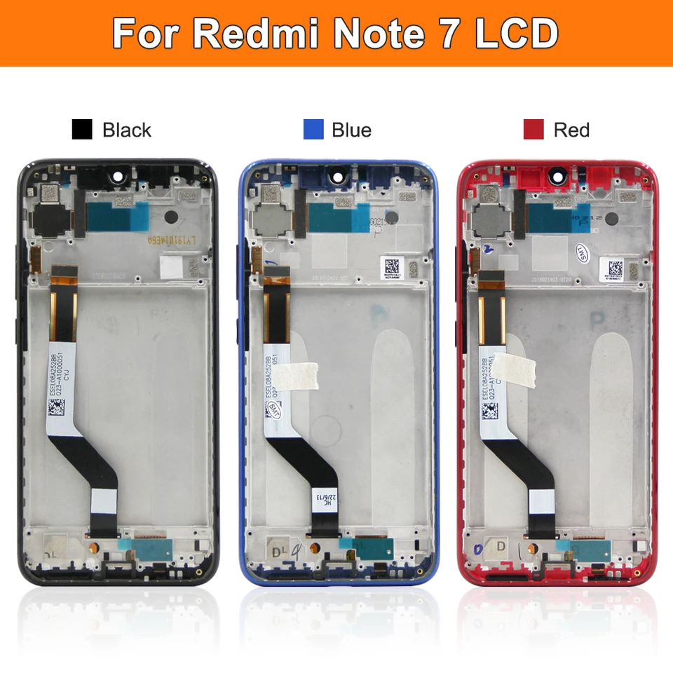 Kit Schermo LCD Per Xiaomi Redmi Note 7 / Note 7 Pro – Sostituzione Con Telaio E Utensili (Nero) - 2