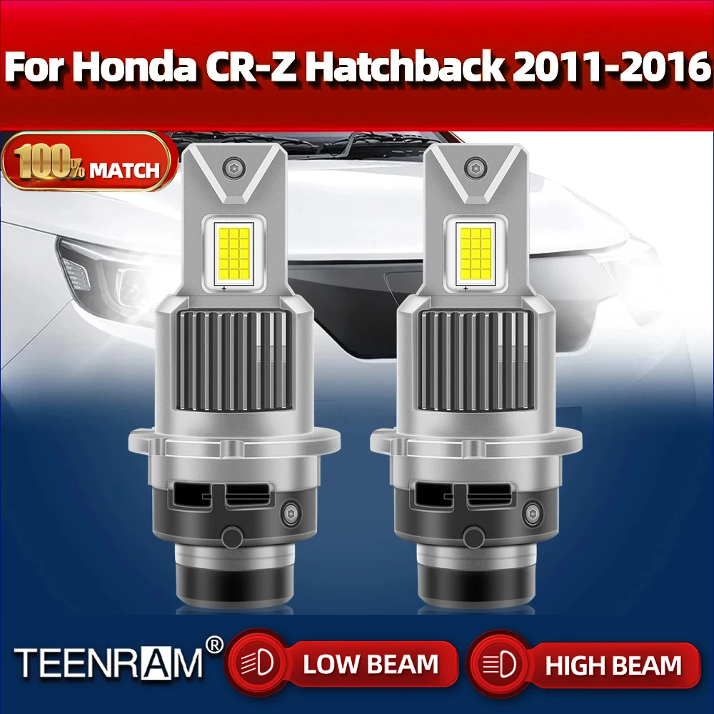 

2PCS D4S Car Headlights Bulb 150W 60000LM HID Xenon Lamp 12V 6000K For Honda CR-Z Hatchback 2011 2012 2013 2014 2015 2016