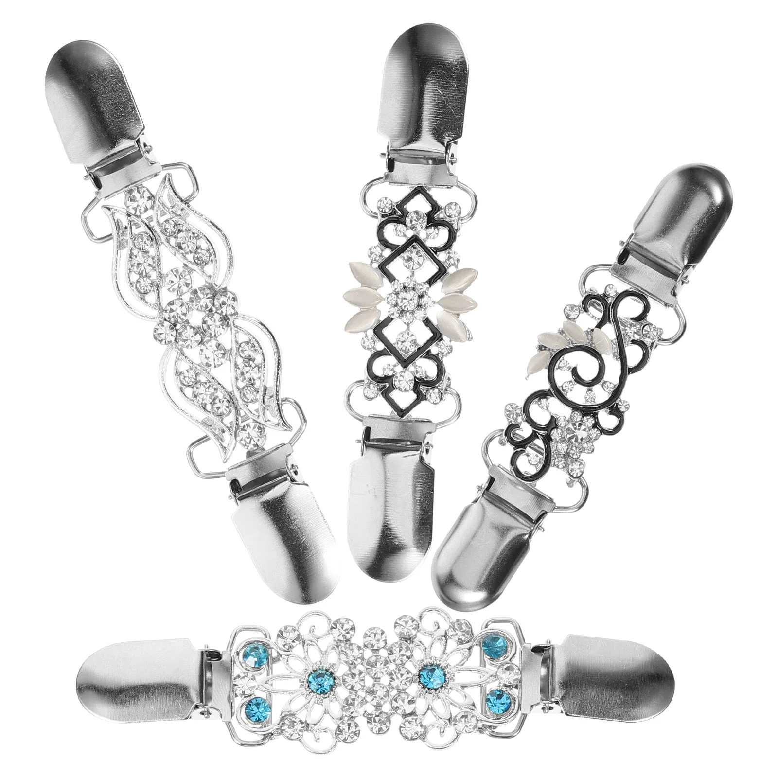 

4 шт. зажимы для свитера шаль зажимы для кардиганов застежка петличный наряд рубашка одежда