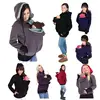 2022 New Autumn Winter 3-in-1 Detachable Baby Sleeping Bag Multifunctional Kangaroo Mom Hooded Sweater Jacket Women's 1