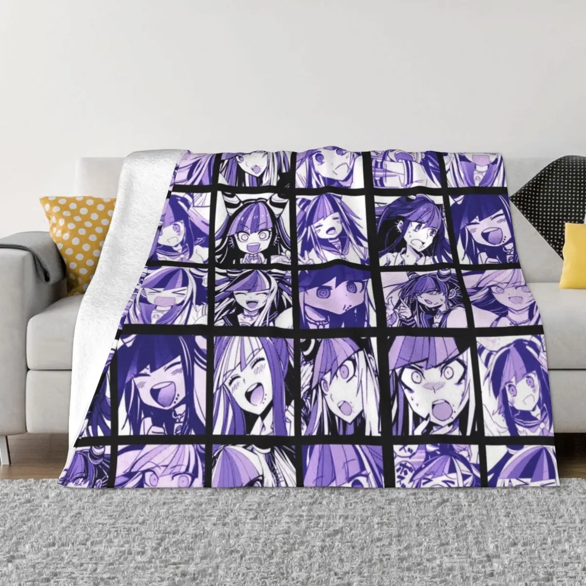 

Ibuki Manga Collection (Colored) Throw Blanket Custom Blanket fluffy blanket Blanket Sofa bed plaid