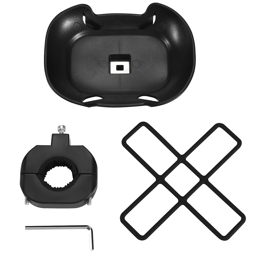 Portable Bike Speaker Mount Plastic Black Adjustable