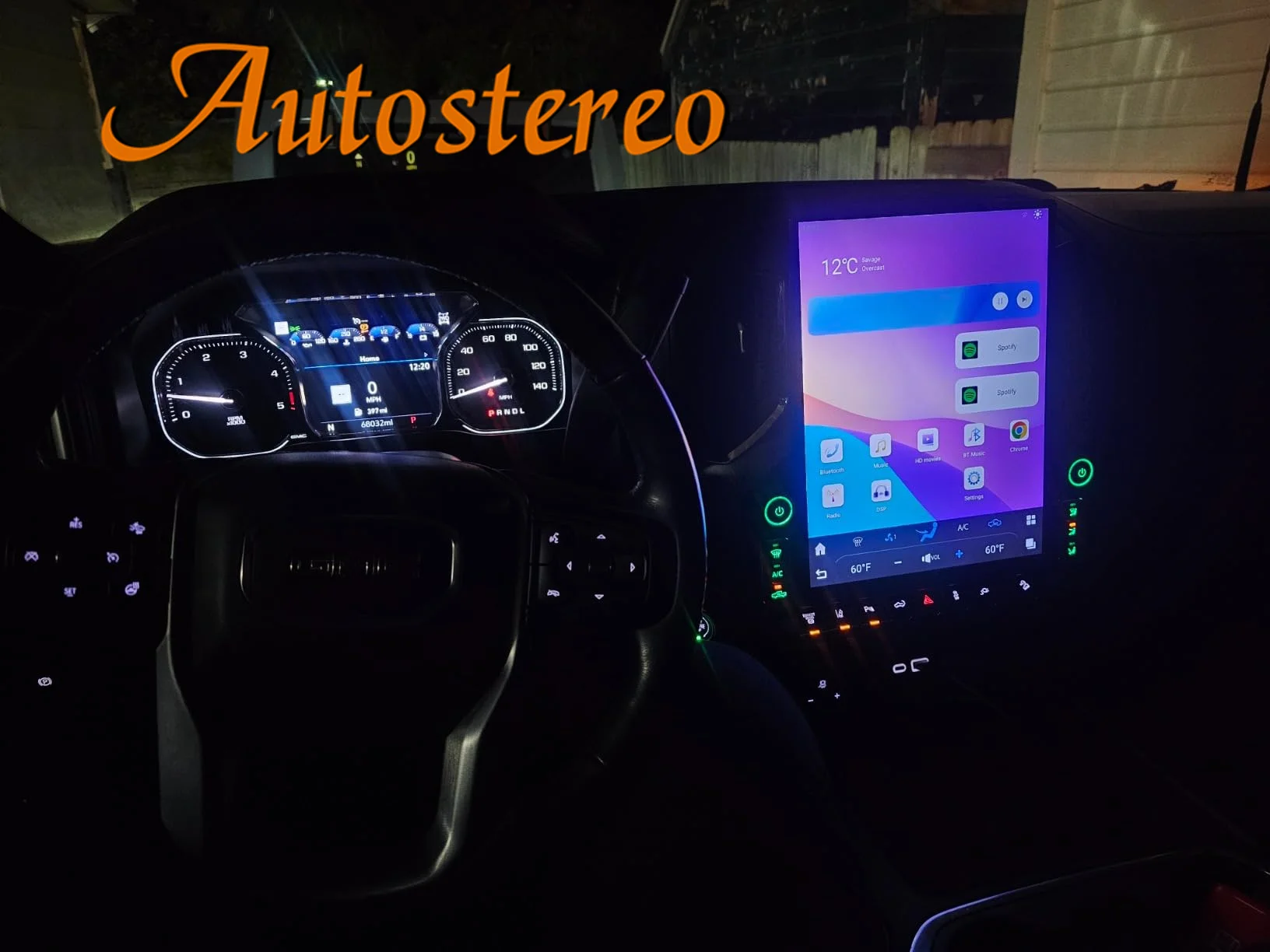 15.6 Android 13 Car Radio for GMC Sierra Denali Silverado 2019 2020 2021 2022 20