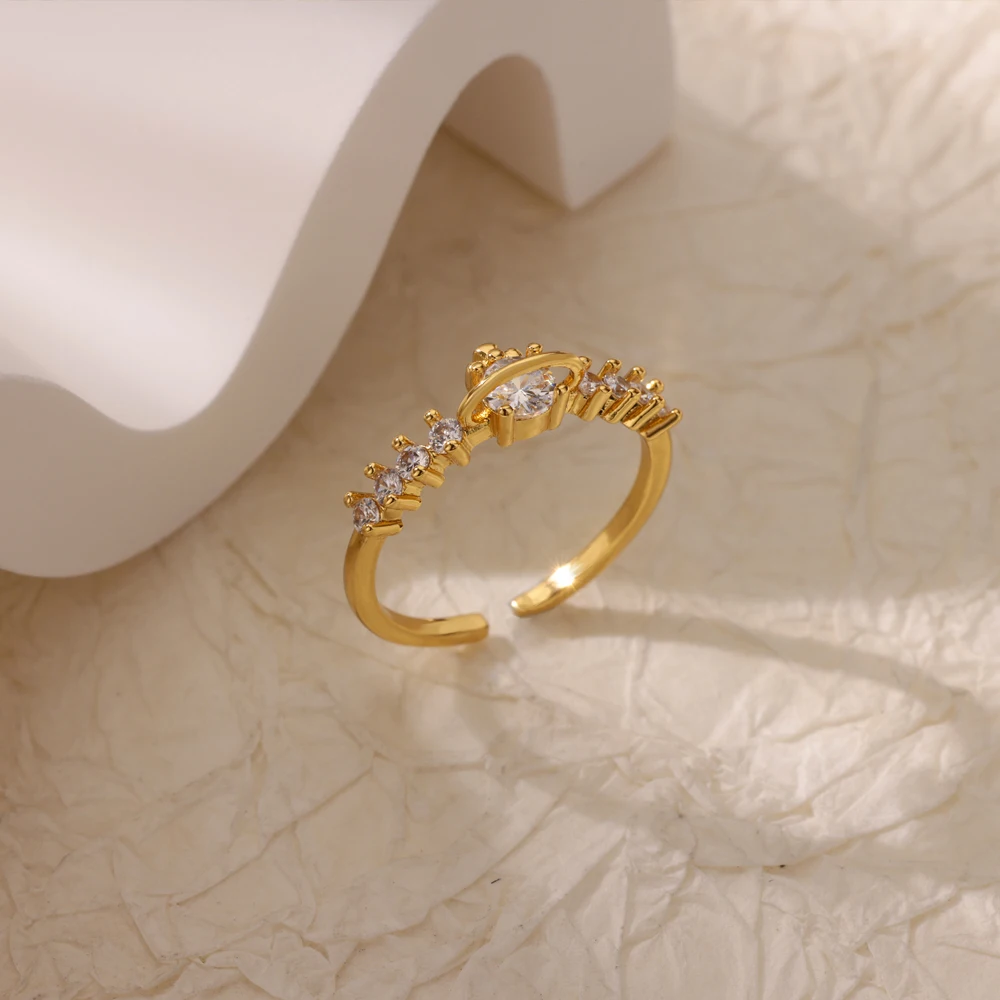 Planet Rings For Women Stainless Steel