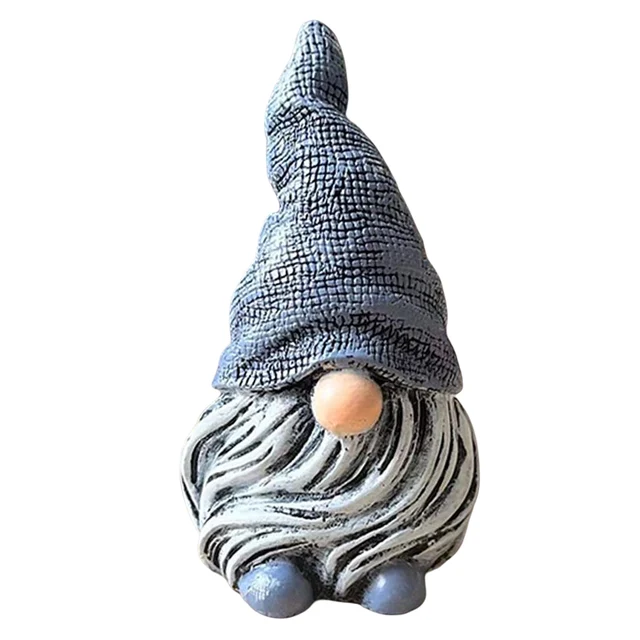 Gnome Törpe Kerti Szobrok Tájfajok Gyanta Miniatűr Figurák Dekorációs Kézműves Kültéri Gyep Udvarához - Image 4