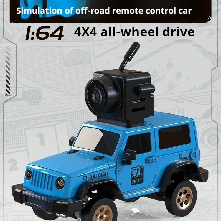 Sniclo 2.4g 1:64 Wireless Fpv Remote Control Car Rc Four-Wheel Drive Climbing Off-Road Vehicle Children'S Toy Birthday Gift 2