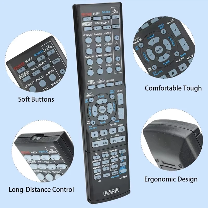 AXD7692 AV 리시버용 리모컨 VSX-43 VSX-528 VSX-823 VSX-828 VSX-5231 VSX-528-S VSX-828-S VSX-528-K-A09I