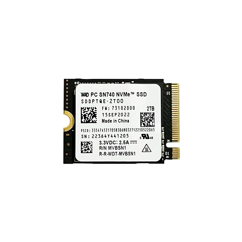 Applicare A Sn740 2Tb 1Tb 512G 2230 Ssd Nvme Può Essere Installato Sistema Doppio Steamdeck