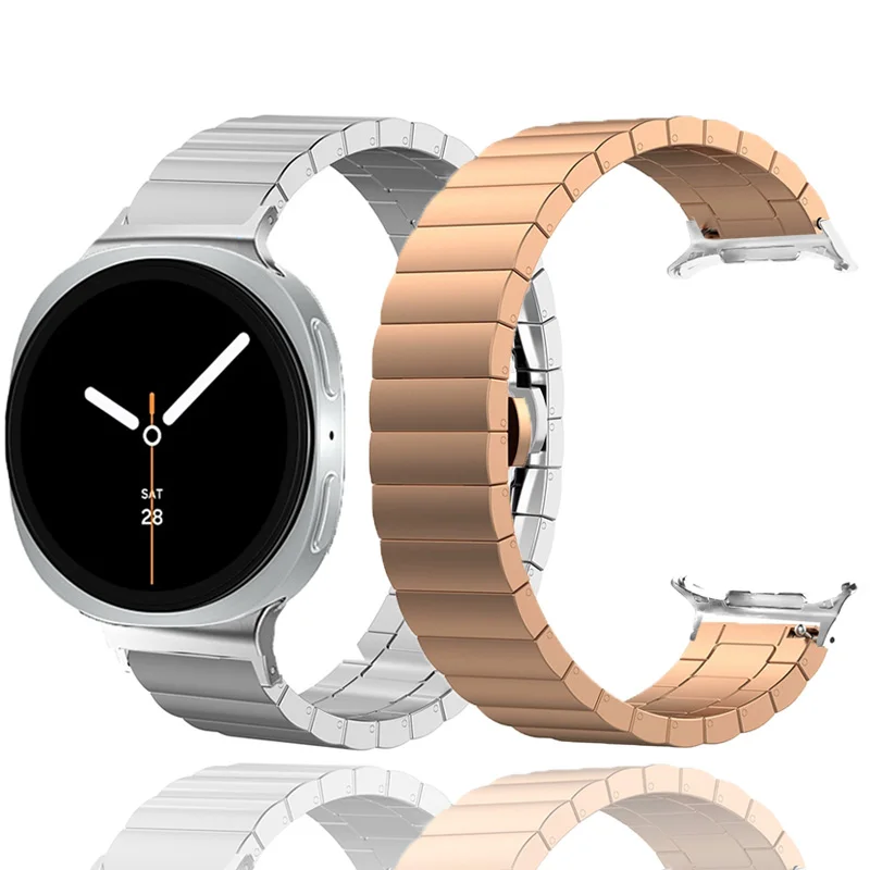 Luxury Stainless Steel Metal Strap - Premium Replacement Band Bracelet