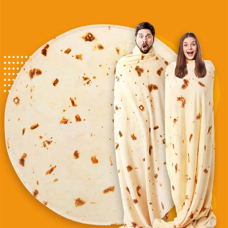 Tortilla Corn Tortillas Blankets Tortilla Bed Fleece Pizza Blankets Blanket Coral Aliexpress