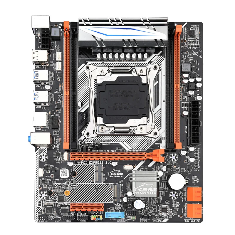 Комплект материнской платы X99 с процессором LGA2011-3 Xeon E5 2670 V3 DDR4 16 ГБ (2*8 ГБ) 2133 МГц ОЗУ NVME M.2 USB 2.0 USB 3.0 2