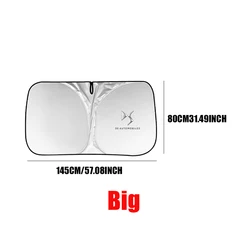 Premium Car Windshield UV Protection Sunshade Visor (Big--DS)