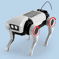 Electric Mechanical Dog Model Building Kits Children Educational Toy Robotic Dog Gift for Girls Kids Boy Children Holiday Gifts 2