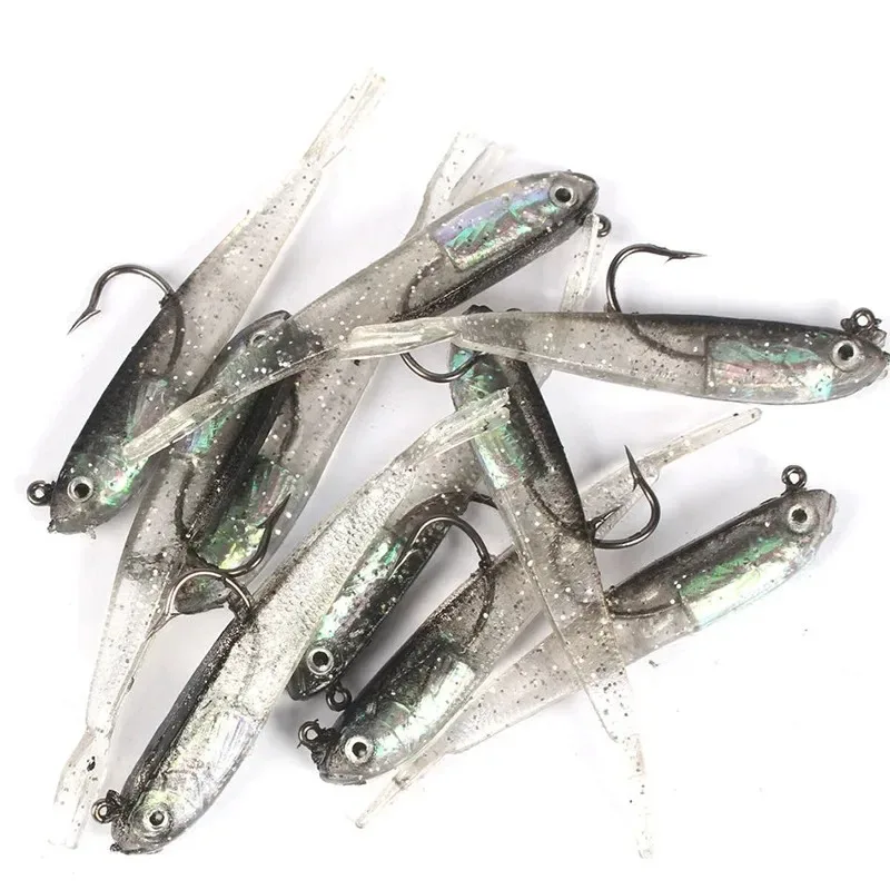 Weicher Köder 2g 4g 7g Silikon Swimbaits isca Künstlicher Wurm Weicher Köder Fisch Wobbler Bass Karpfen Fliegender Angelköder