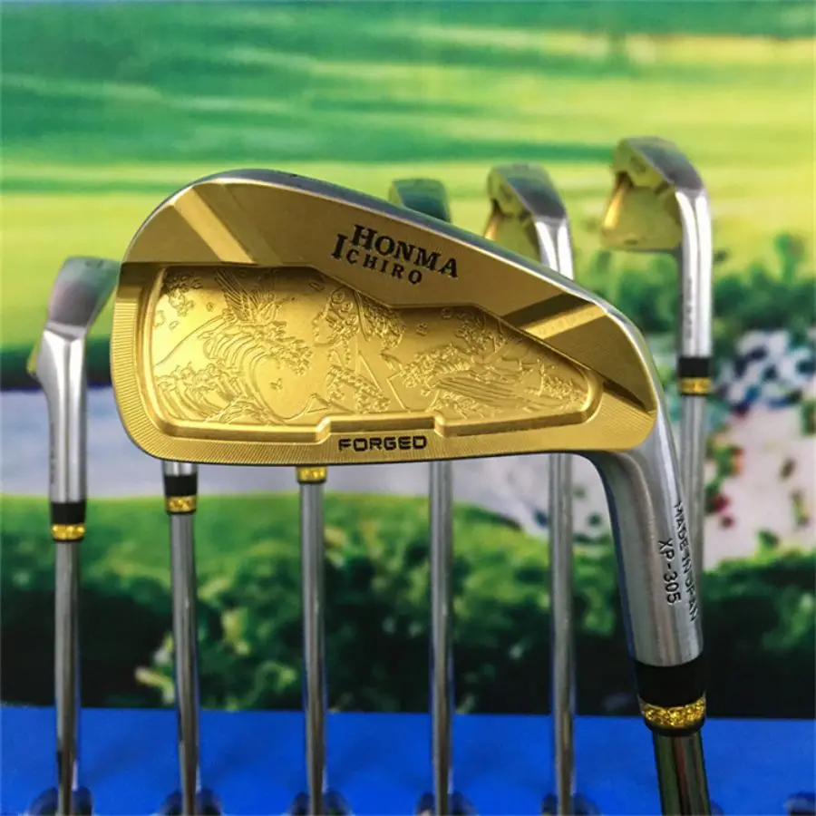 Original Ichiro Honma XP 305 Golf Irons 7pcs 456789P Steel Shaft Golf
