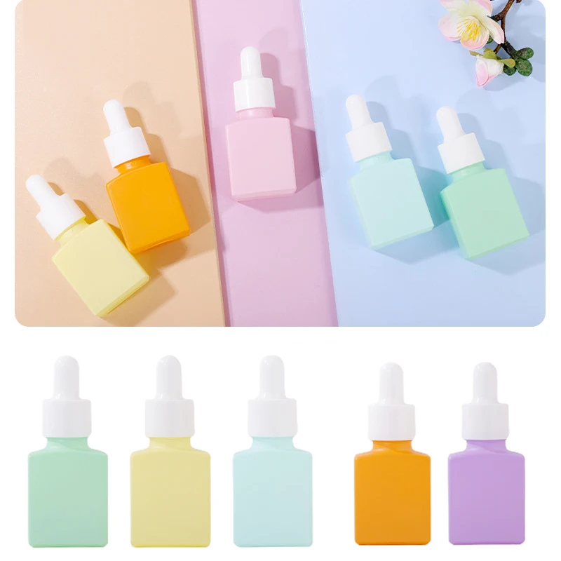 

Wholesale 15ml Macaroon Empty Perfume Essential Oil Dispenser Dropper Bottles Cosmetics Beauty Refillable Travel Containers