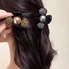 Exquisite Rhinestone Hair Clip Small Size Faux Pearl Plastic Hair Claw Women Bangs Hair Grips Clamps Girls Daily Use Headwear