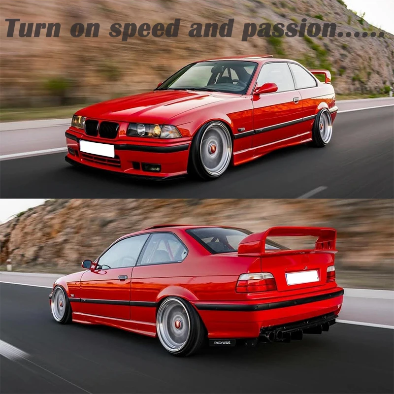 

For BMW E36 M3 Spoiler 1990-2000 BMW M3 Series Spoiler With ABS Plastic Materail Black Topcoat Spoiler For BMW E36 M3 Spoiler
