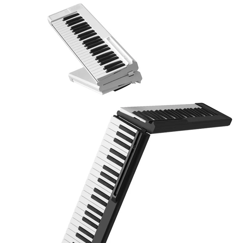 Portable Electronic Piano 88-key Digital Pianos Adult Musical Keyboard Beginners Midi Professional Kids Folding Electronic Organ
