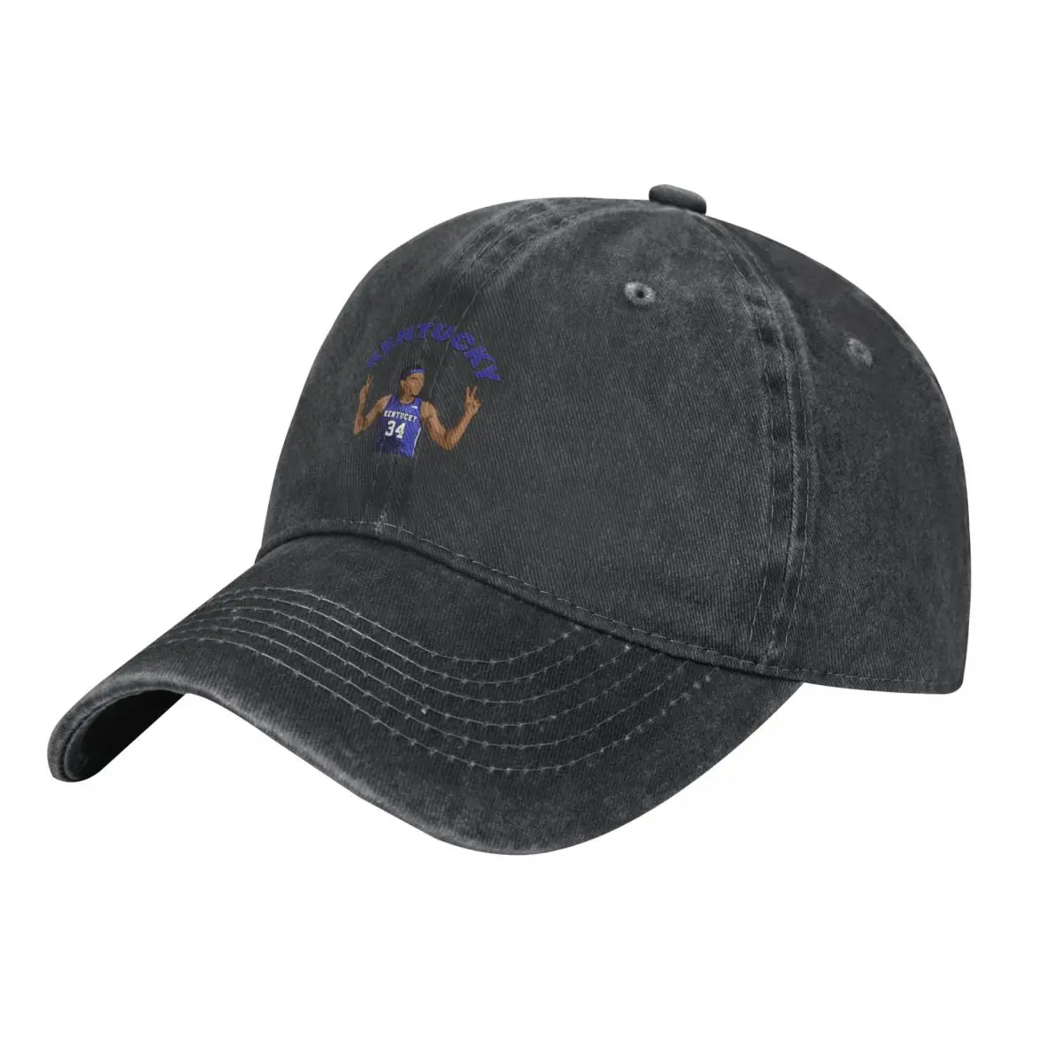 

Oscar Tshiebwe #34 | University of Kentucky Basketball Cowboy Hat Horse Hat cute Women's Beach Men's