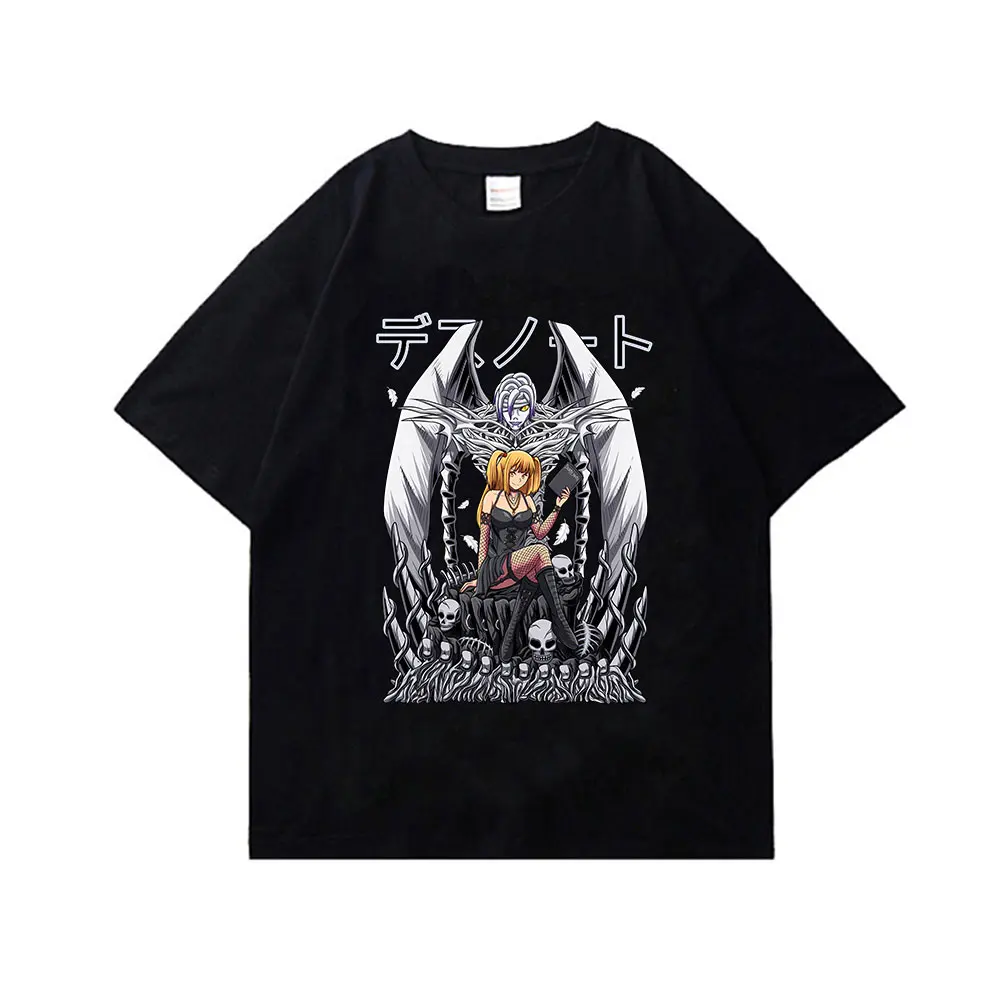 

Death Note MisaMisa T Shirt For Men Women 100% Cotton Casual Top Best Selling Short Sleeve T-shirts Boy's Girl's Summer Clothing