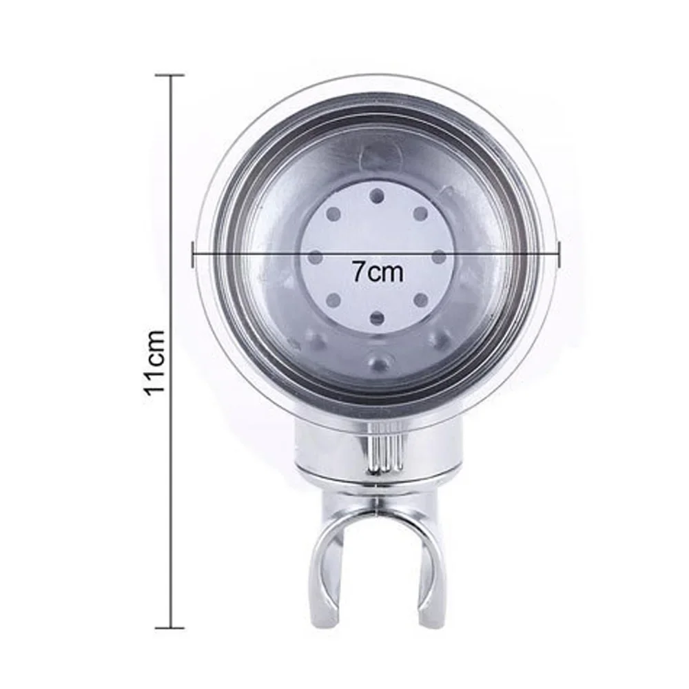 Description Picture 3 of itemUniversal Hand Shower Holder Adjustable Shower Head Wall Mount Strong Vacuum Suction Cup Rotation Full Plating Bracket Bathroom