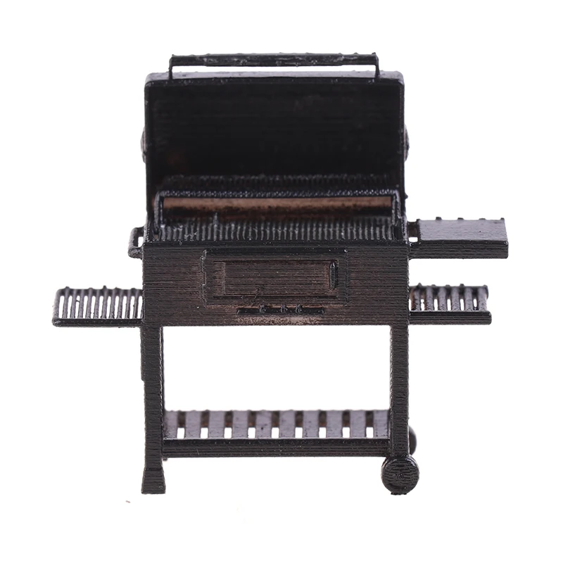 Cute Mini Furniture Barbecue Rack Grill Miniature Ornaments Doll House Gadget Kitchen Food For Dollhouse Kids Toys doll house toys dollhouse furniture set