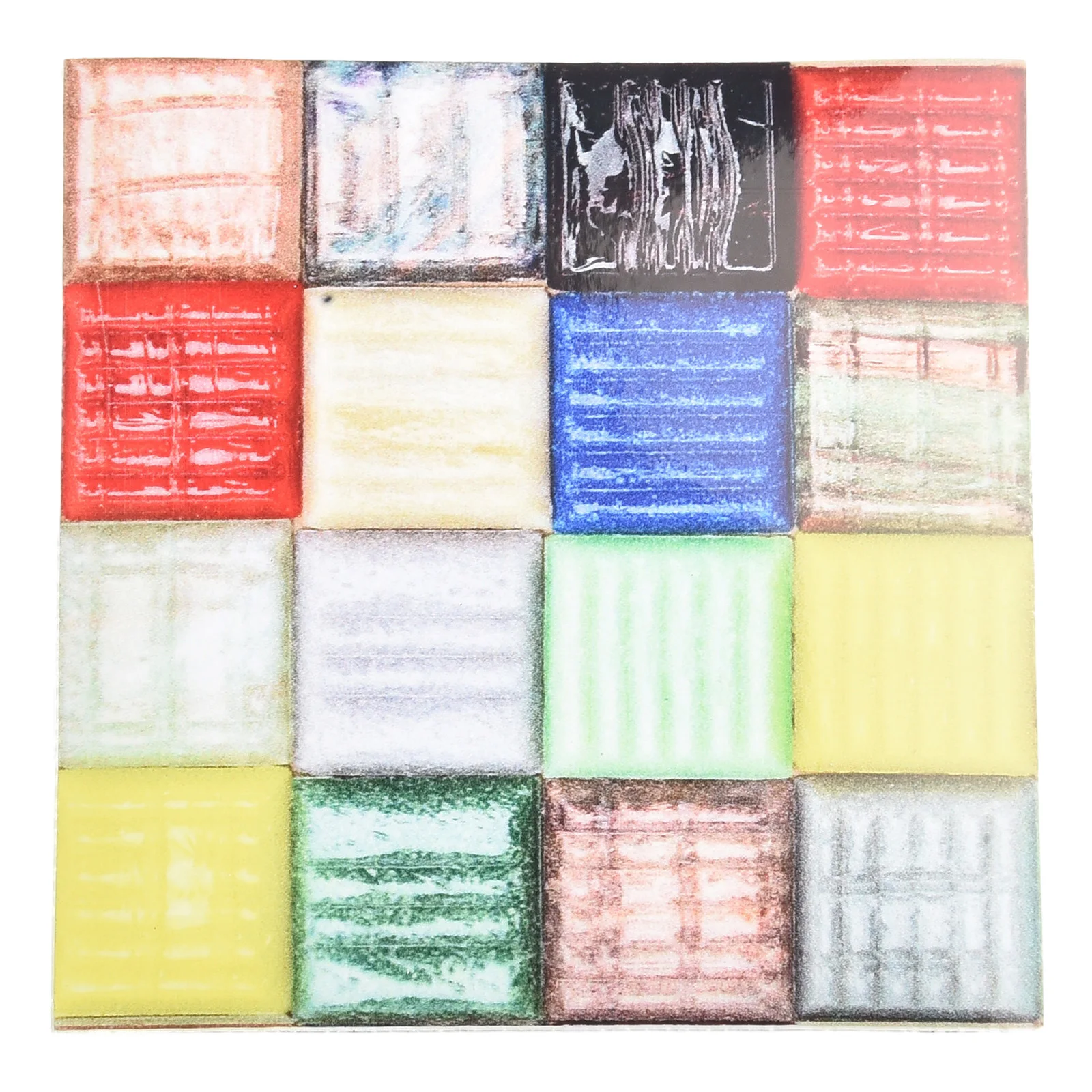 Description Picture 5 of item10Pcs 3D Mosaic Tile Stickers DIY Waterproof Self-Adhesive Wall Stickers Kitchen Bathroom Bedroom Home Decor Wall Decals