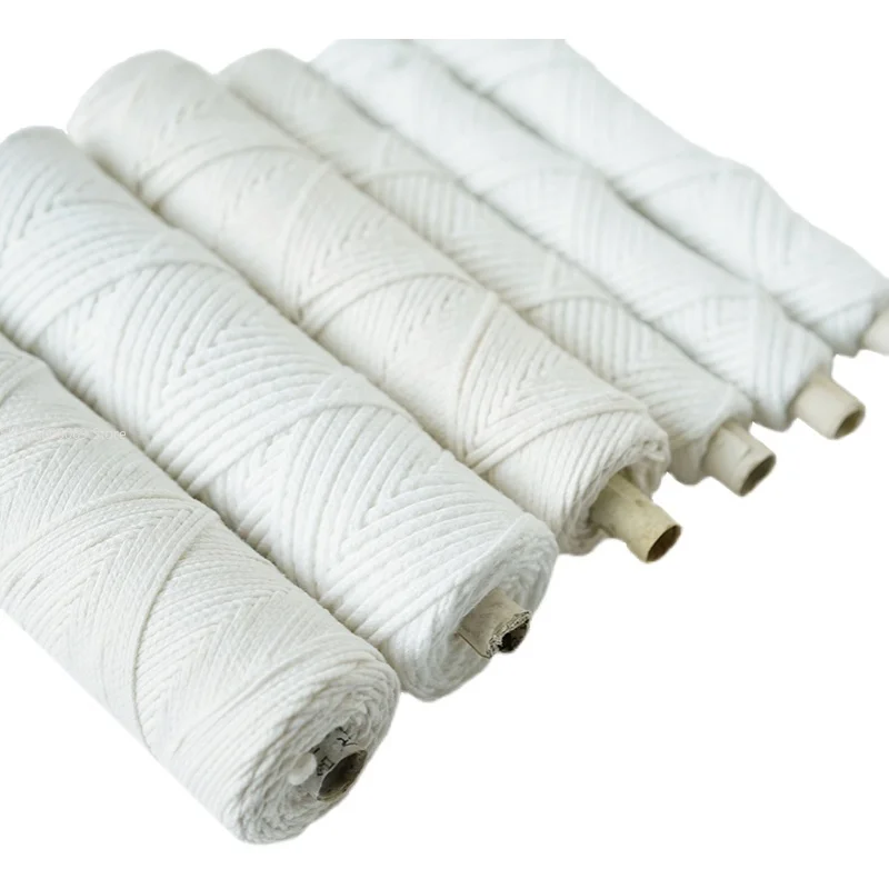 18/24/35/45 Strands Pure Cotton Smokeless White Wax Core DIY Aromatherapy Handmade Candle Wax Thread Soy Candle Making