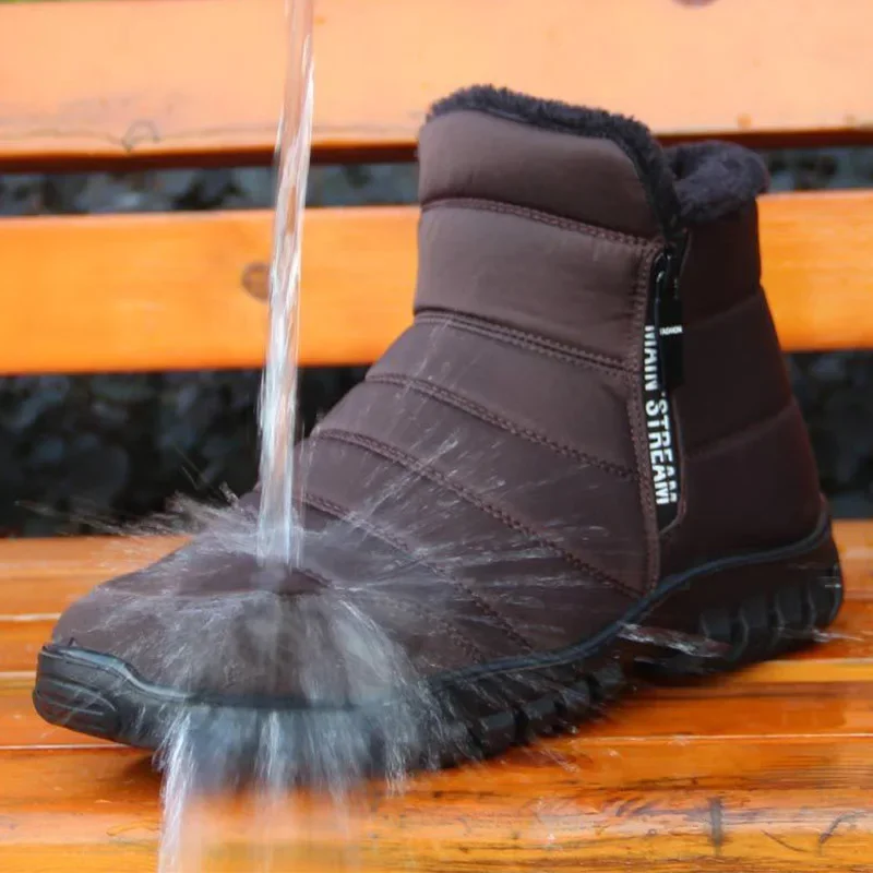 Stivali da neve da uomo, alla moda, casual, scarpe da