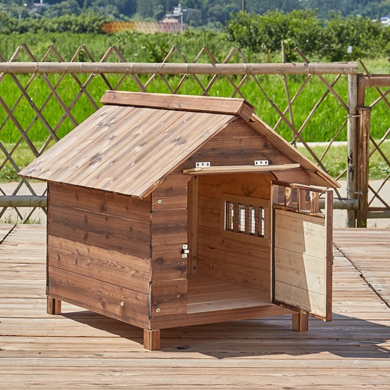 

Villa Modular Accessories Dog House Wood Playpen Kennel Dog House Fence Large Caseta Perros Para Exterior Pets Products YN50DH