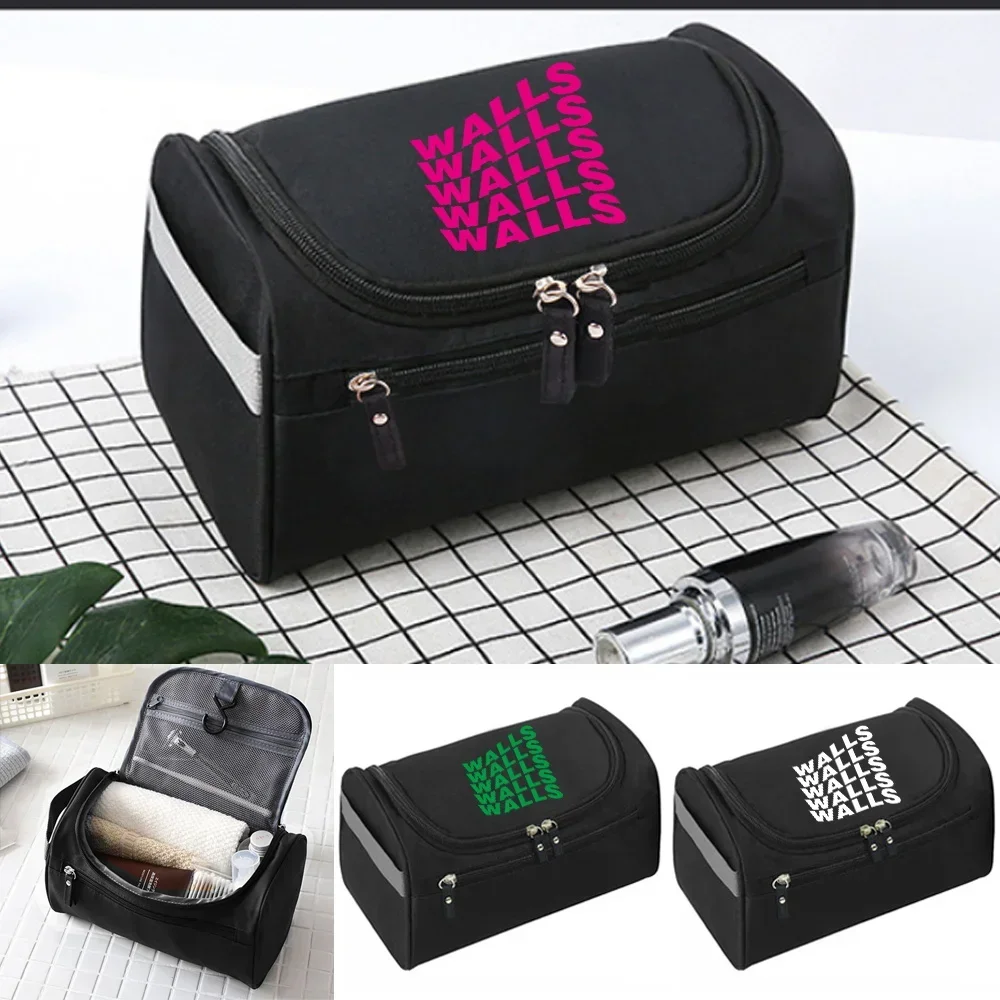 

Woman Toilet Bag Travel Cosmetic Bags Cosmetic Organizer Portable Waterproof Bag Walls Print Pattern Series 2024 New
