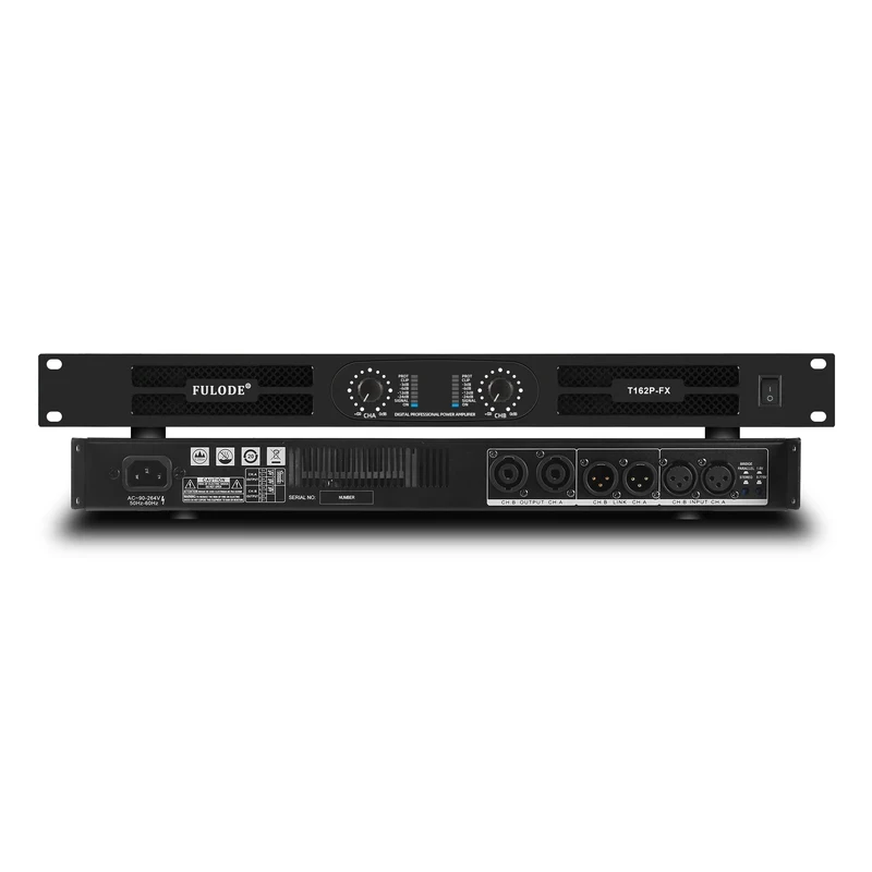 풀로드 2x1500W 프로페셔널 듀얼 채널 파워 앰프 (XLR 스테레오, DJ 라이브 이벤트, 홈 오디오 시스템용)