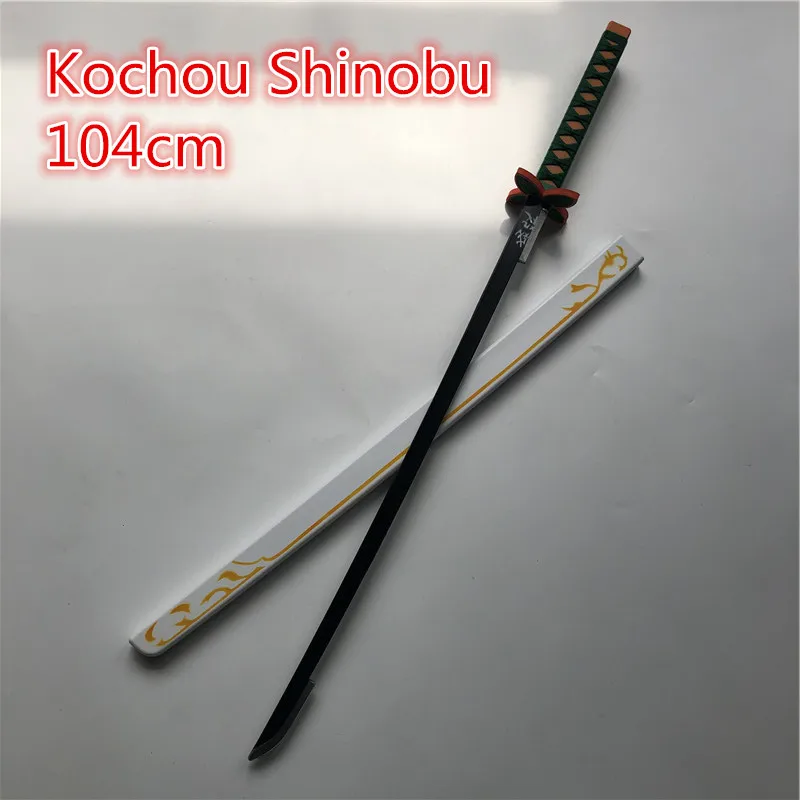 

1:1 new Kochou Shinobu Sowrd 104cm Cosplay Sword Anime Ninja Knife Sword Weapon PU Prop Model