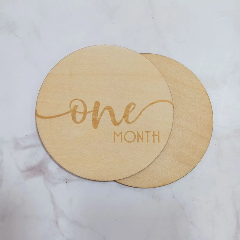 Baby Milestone Cards, Wooden Milestone Signs, Baby Shower Gift, Newborn Photo Props, Monthly Markers