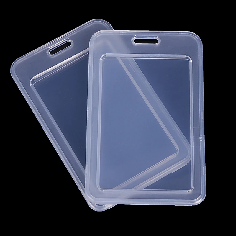 

Transparent PVC Card Cover For Student Kid Women Waterproof ID Card Holder Case Business Bus Bank Credit Card Cover Badge Bag