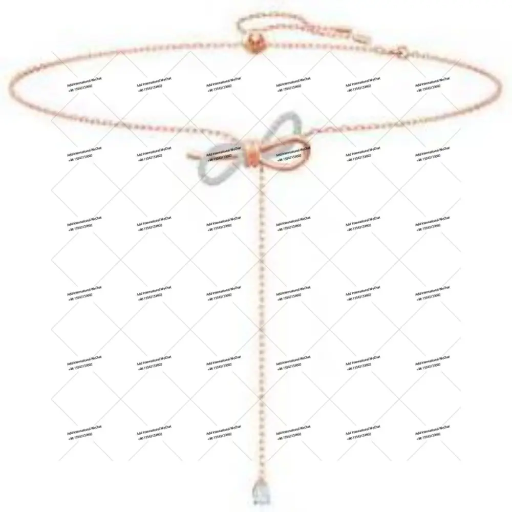 SHL original new elements, crystal dynamic collarbone necklace, bow multi-color necklace, high-quality birthday gift