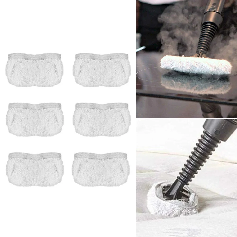 

6pcs Mop Cloth Pad For Polti Vaporetto Smart 100 And Handy Steam Cleaners Spare Parts Replacement Accessories