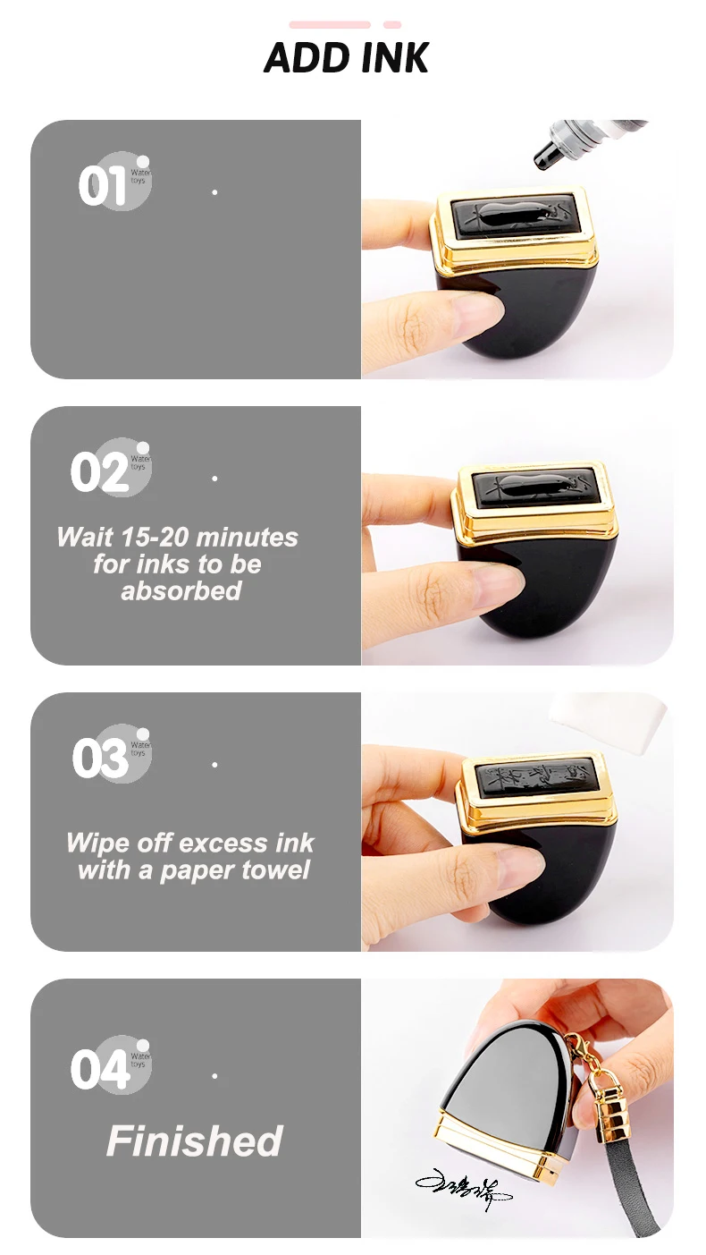 DIY 비즈니스 필기 서명 이름 맞춤 스탬프, 의사 간호사 교사용, 어린이 이름 인쇄, 이름 인감 스탬프 포함