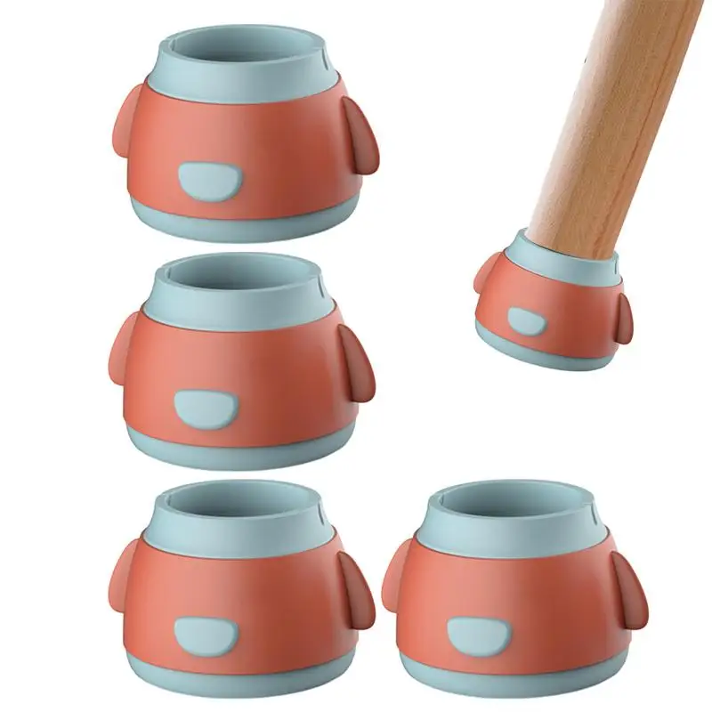 Silicone Furniture Leg Cups Elastic Protectors For Furniture Legs Furniture Accessories For Library Bedroom Study Room Nursery