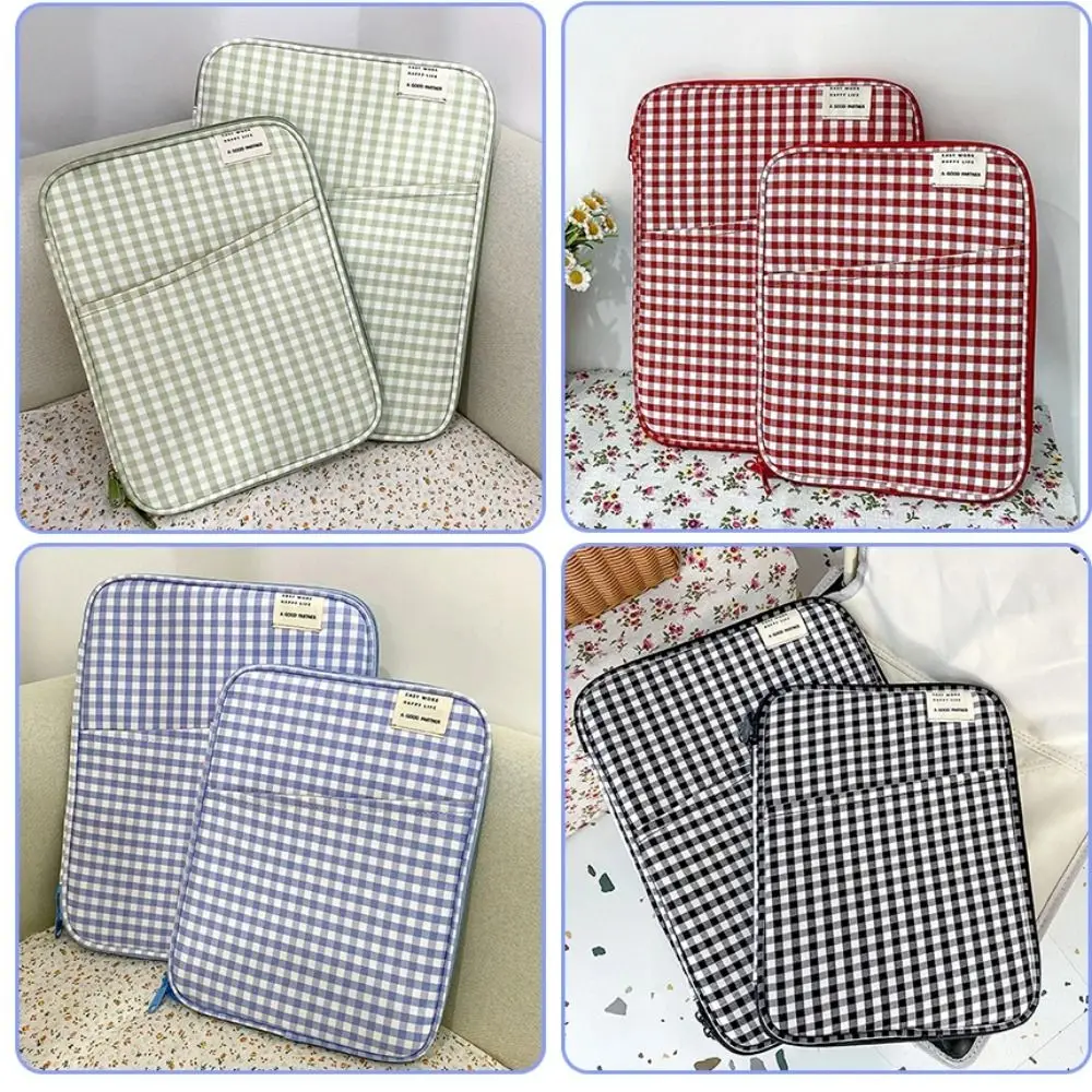 Tablet Sleeve Bag 7.9-12.9 inch Handbag Case For iPad Pro/Samsung/ Xiaomi Sleeve Bag Cover Shockproof Pouch Multi Pockets