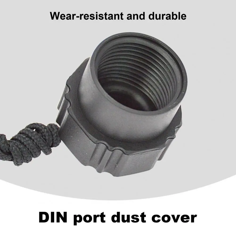 Scuba Diving Regulator First 1ST Stage DIN Plastic Steel Material Dust Cap Protector Cover Tank Valve Plug Dustproof Accessories