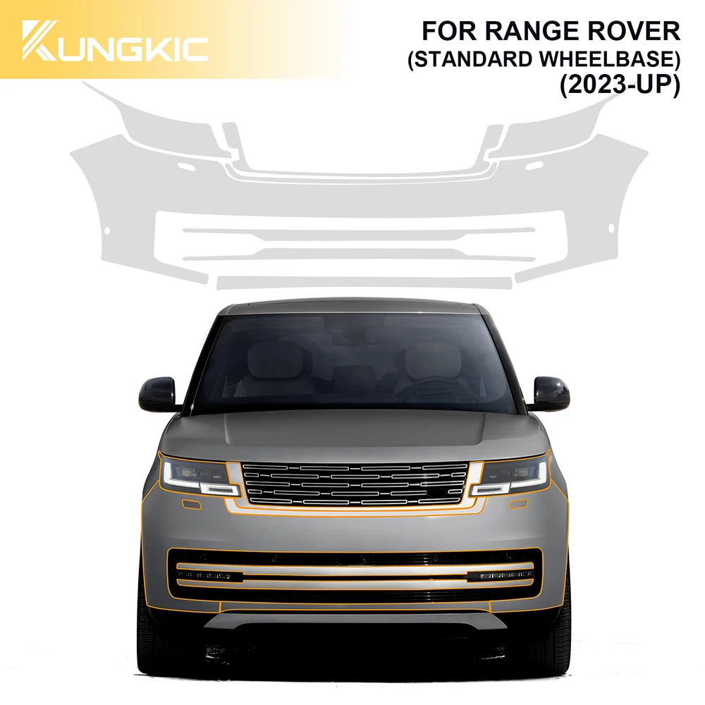 Per Range Rover Standard Interasse 2023-Up Tpu Pellicola Protettiva Trasparente Auto Esterno Ppf Protezione Vernice Adesivi Trasparenti