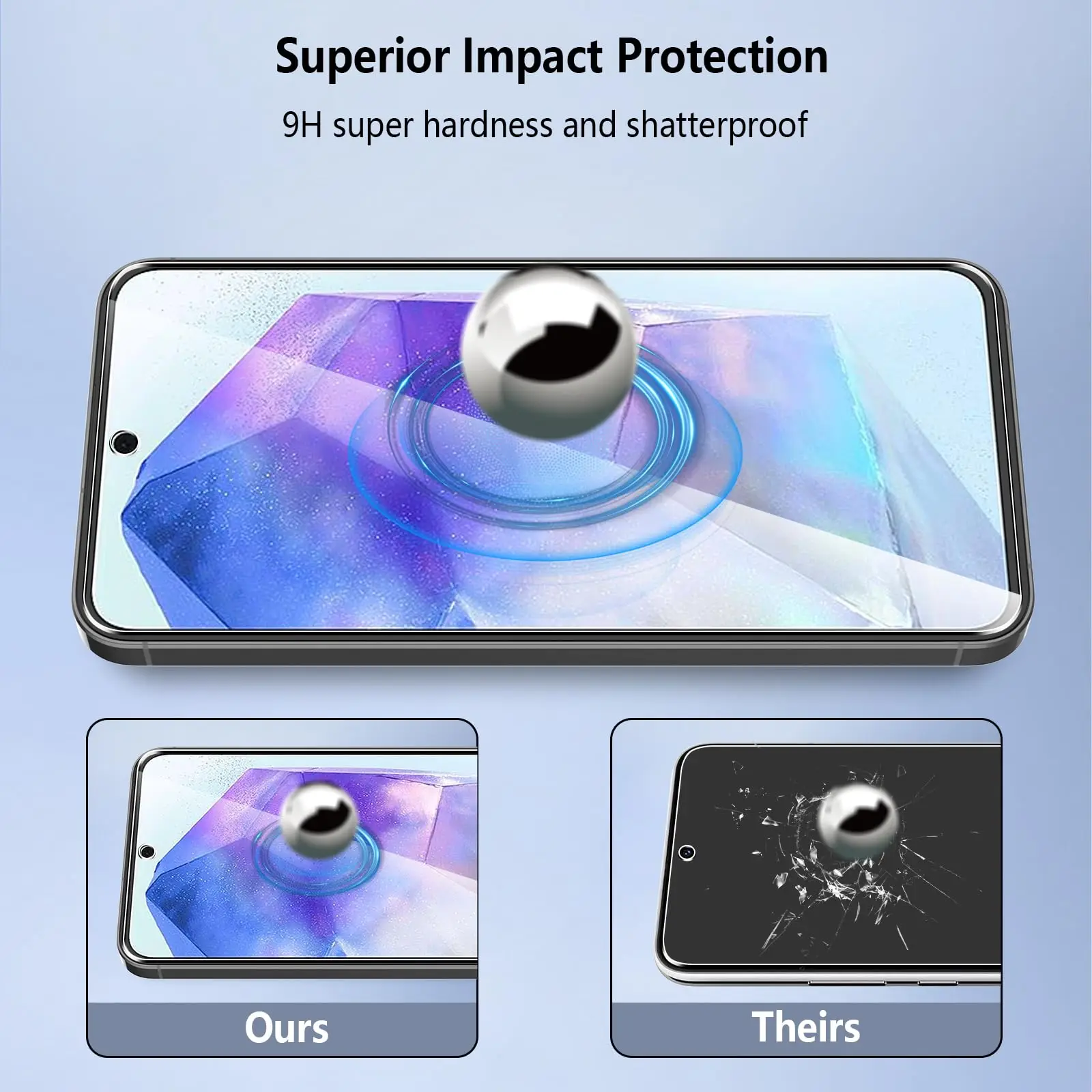 Premium Tempered Glass Screen Protector - Crystal Clear, Anti-Scratch Protection
